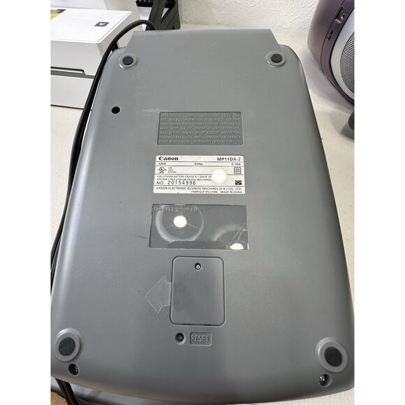 Canon MP11DX-2 2198C001 12-Digit Desktop Calculator Color Silver Size Large EUC - Picture 3 of 7